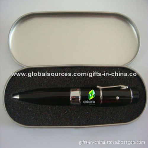 Nice-looking Pen-shaped USB Flash Drives with 128MB to 64GB Flash Memory Capacity